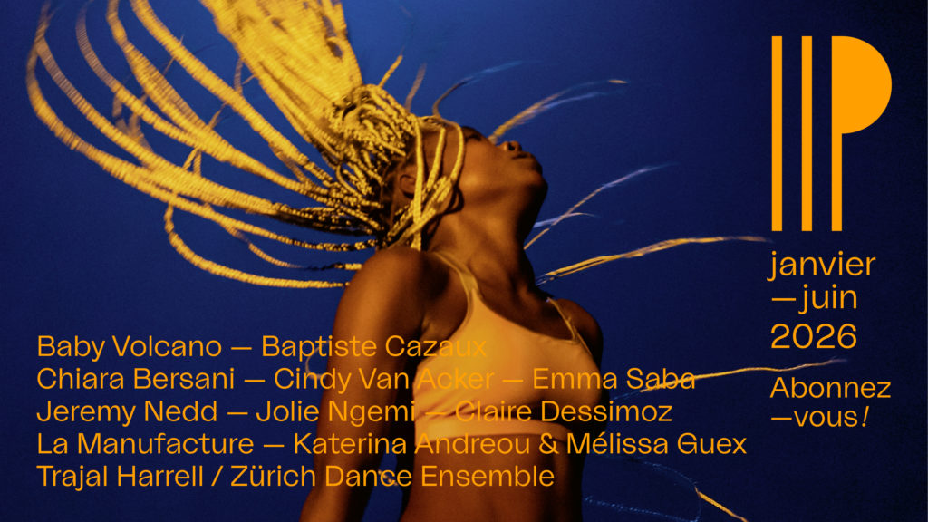 L'image illustre la demi-saison de janvier à juin 2026 avec les noms des artistes programmées. Elle amène à la page Infos Billetterie.